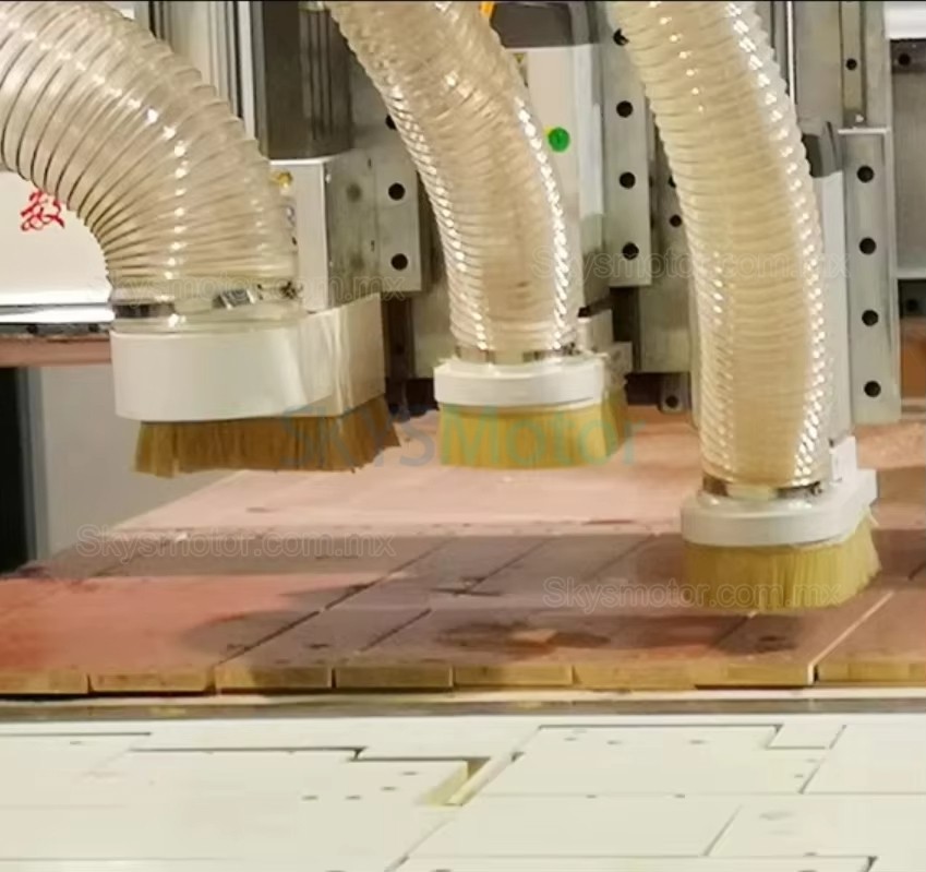 Capuch&oacute;n de succi&oacute;n para colector de polvo de husillo CNC de 65 mm/80 mm/100 mm/120 mm